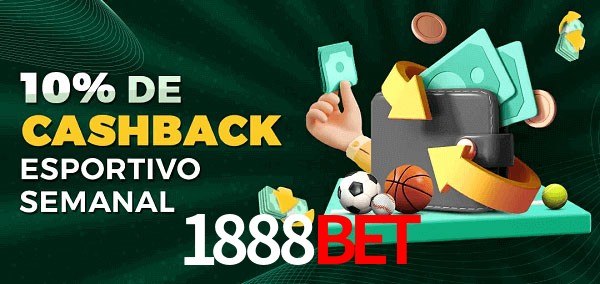 10% de bônus de cashback na 1888Bet